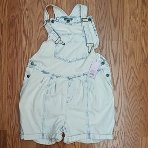 wild fable acid wash denim overalls